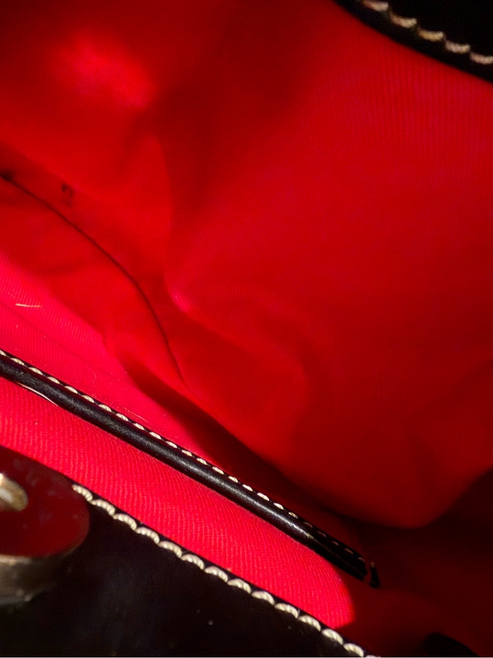 Dooney & Bourke White Logo Satchel with Black Trim and Straps - Picture 10 of 13